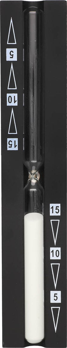 4Living sablier de sauna, noir