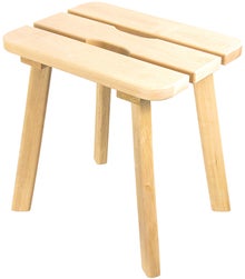 Tabouret de sauna haut 50 x 30 cm Pinetta, aulne.