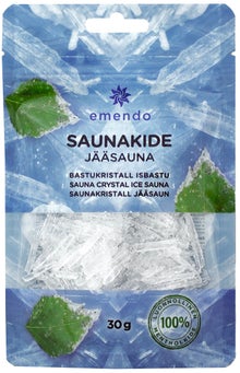 Emendo cristal de menthol Glace de sauna en emballage de 30 g.