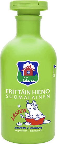 Eritt&auml;in Hieno Suomalainen Lasten Shampoo & Hoitoaine 300 ml