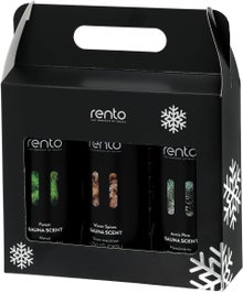 Coffret cadeau de parfums pour le sauna Rento &eacute;dition limit&eacute;e 3 x 400 ml