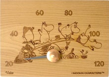 Muumi-saunamittari Veico, Muumiperhe uimassa