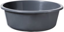 Bassine Orthex gris fonc&eacute;, 8 litres.