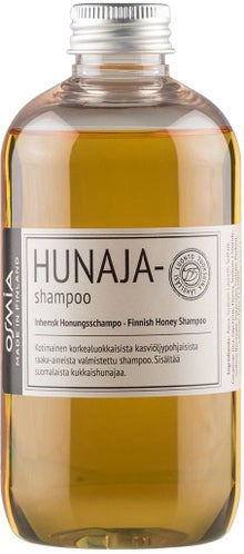 Shampoing au miel Osmia en flacon de 250 ml.