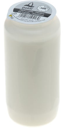 Bougie &agrave; huile Polar avec 96 heures de combustion.