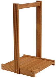 Ratia porte-b&ucirc;ches en pin thermotrait&eacute;.