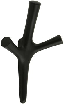 Crochet pour serviette ou v&ecirc;tements Pisla Nature en forme de branche &agrave; trois ramifications.