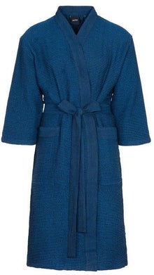 Peignoir Rento Kenno bleu fonc&eacute;.