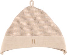 Bonnet de sauna Rento Kenno beige vu de face.