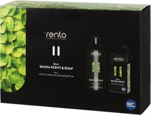 Coffret cadeau Rento - parfum pour le sauna Bouleau 400 ml & savon de sauna 150 g.