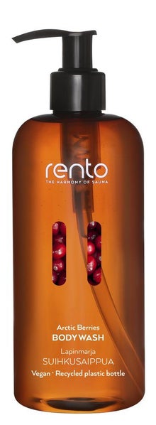 Rento Baies Arctiques gel douche dans un flacon de 400 ml.