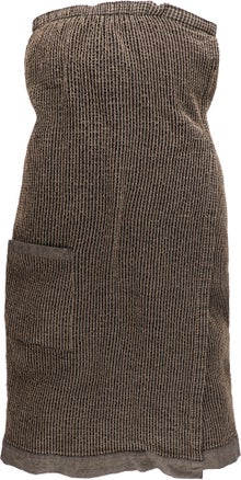 Serviette par&eacute;o/sarong Rento Kenno 85 x 145 cm, marron.