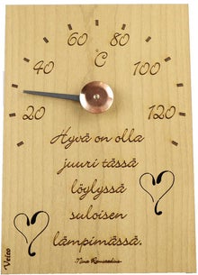 Saunamittari Veico, Sauna-aforismi