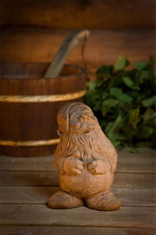 Gnome de sauna au goudron, grand