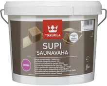 Tikkurila Supi cire pour sauna, blanc, 3 litres.