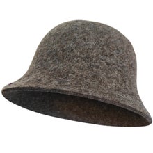 Bonnet de sauna traditionnel gris graphite d&rsquo;Alhon Huopatehdas.