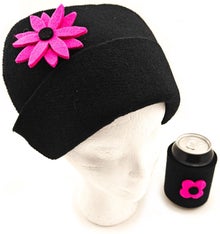 Avec fleurs d&eacute;coratives.