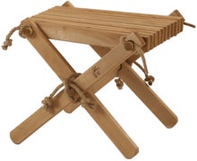 EcoFurn Lilli table/repose-pieds en bouleau huil&eacute; marron clair.