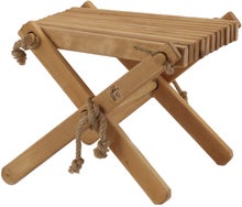 EcoFurn Lilli table/repose-pieds en aulne huil&eacute;.