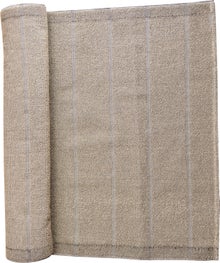 Jokipiin Pellava Laituri pellavafroteinen laudeliina, pellava/musta