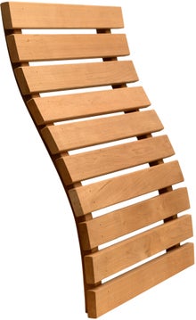 Dossier de sauna en aulne thermotrait&eacute;.