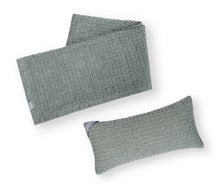 Luhta Home Pellava lot de serviette pour banc de sauna et coussin de sauna, vert fonc&eacute;