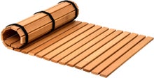 Tapis en bois pour sauna / salle de bain , aulne thermique