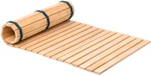 Tapis de sol en bois pour sauna / salle de bain, aulne noir