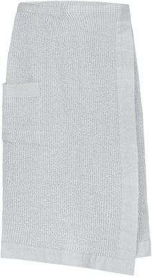 Rento Kenno kilt de sauna gris/blanc 70 x 145 cm.