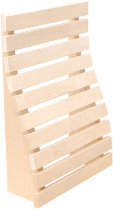 Dossier de sauna en tremble, mod&egrave;le 2.