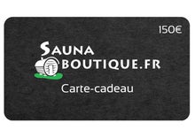 Saunaboutique.fr Carte cadeau 150 &euro;.