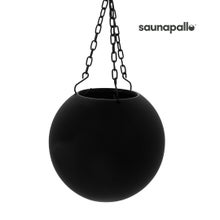Saunapallo - Boule de sauna, acier noir mat