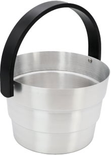 Saunia Tourbillon seau de sauna en aluminium, 6 litres.
