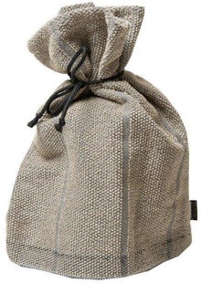 Bonnet de sauna Tupas de Jokipiin Pellava, naturel / noir