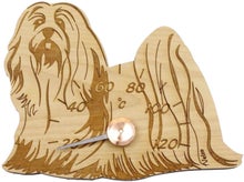 Veico thermom&egrave;tre de sauna en bois, lhasa apso.