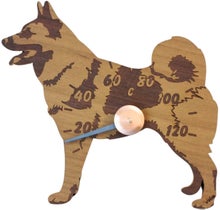Veico Thermom&egrave;tre de sauna Chien d'&eacute;lan norv&eacute;gien gris