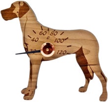 Veico thermom&egrave;tre de sauna en bois, dogue allemand.