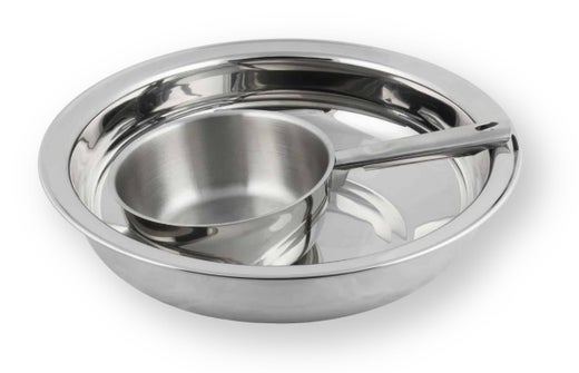 OPA LUMO lot de bassine et louche &agrave; eau, acier inoxydable