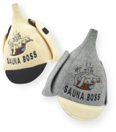 Sauna Boss lot de bonnets de sauna &agrave; pointe